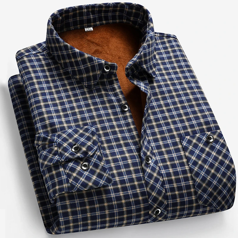 2026 Autumn and Winter Men's F – Flannel Shirt Lined Bewertung und Preis