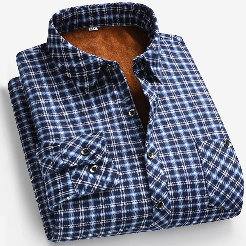 2026 Autumn and Winter Men's F – Flannel Shirt Lined Bewertung und Preis