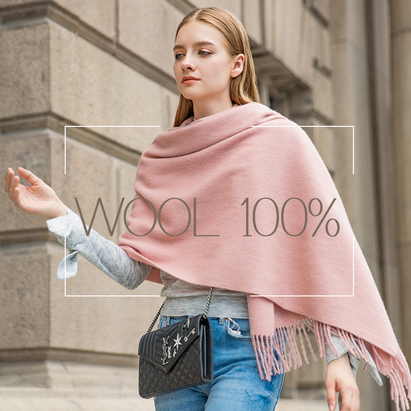 Wool Winter Scarf Women Fashio – Shawl Wrap Winter Bewertung und Preis