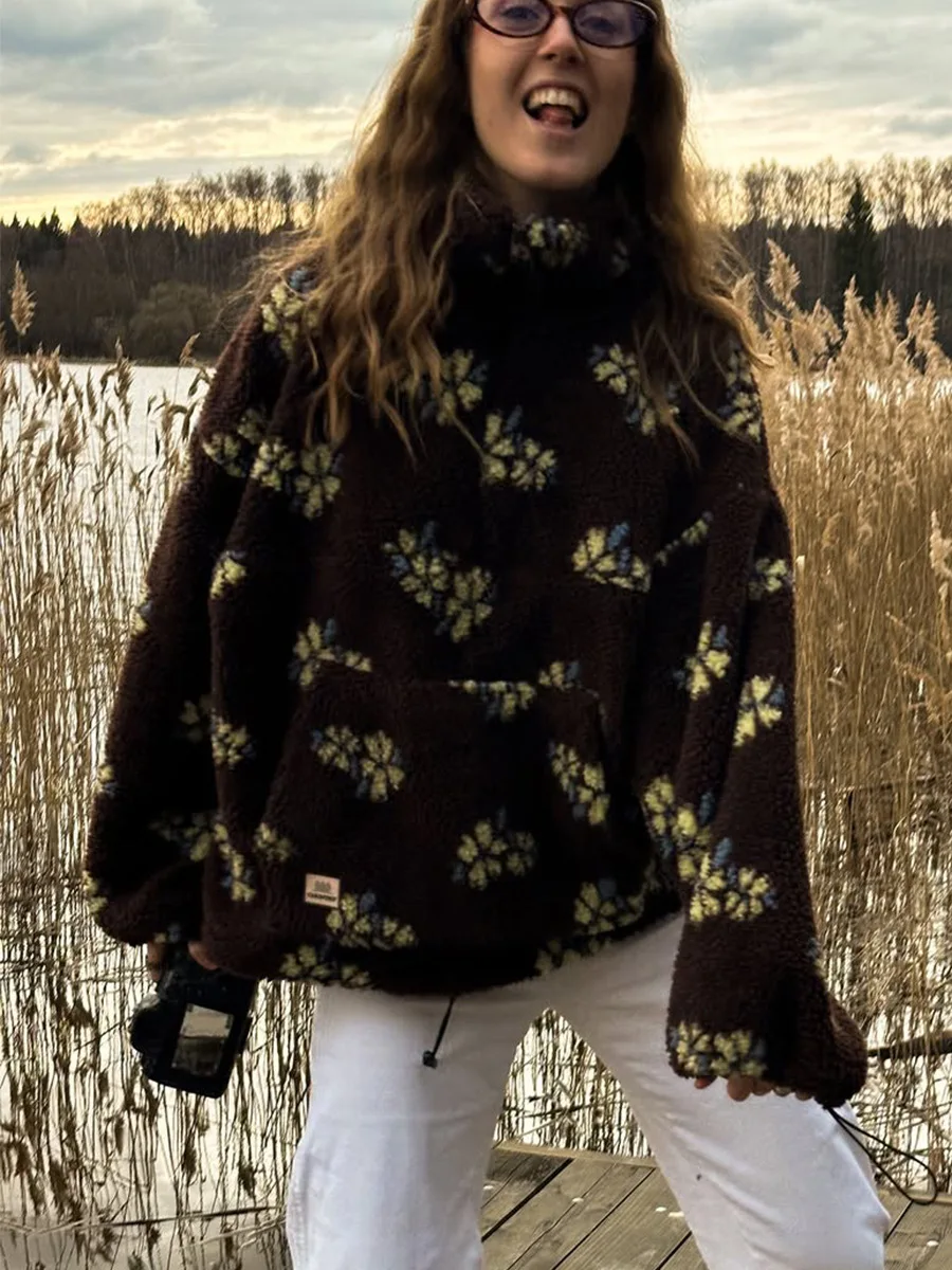 Autumn Winter Women's Sherpa F – Sherpa Hoodie Fleece Bewertung und Preis
