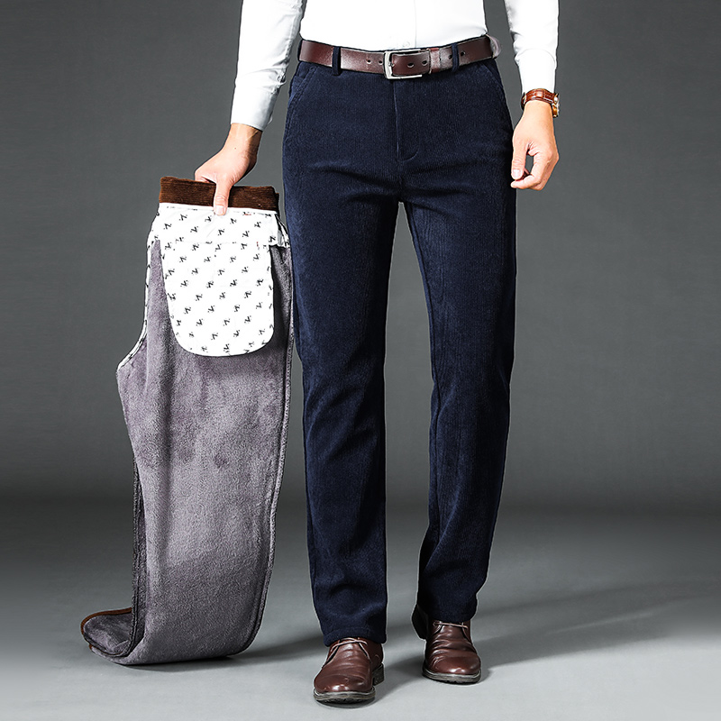 Winter Men's Fleece Corduroy P – Corduroy Pant Warm Bewertung und Preis
