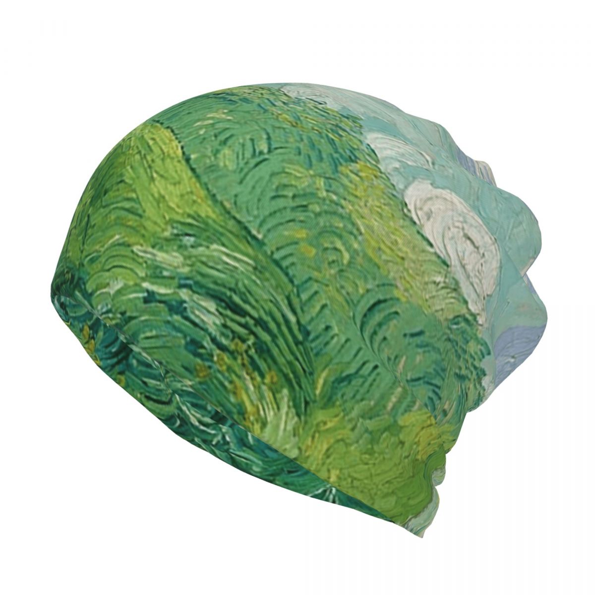 Green Wheat Fields, Auvers, Vi – Knit Beanie Hat Warm Bewertung und Preis