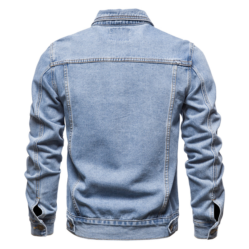 2025 Autumn Men Solid Denim Ja – Down Jacket Packable Bewertung und Preis