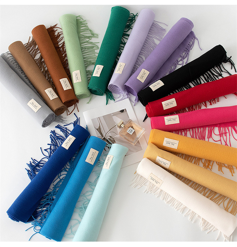 2024 Autumn Scarf For Women Lo – Cashmere Pashmina Wrap Bewertung und Preis