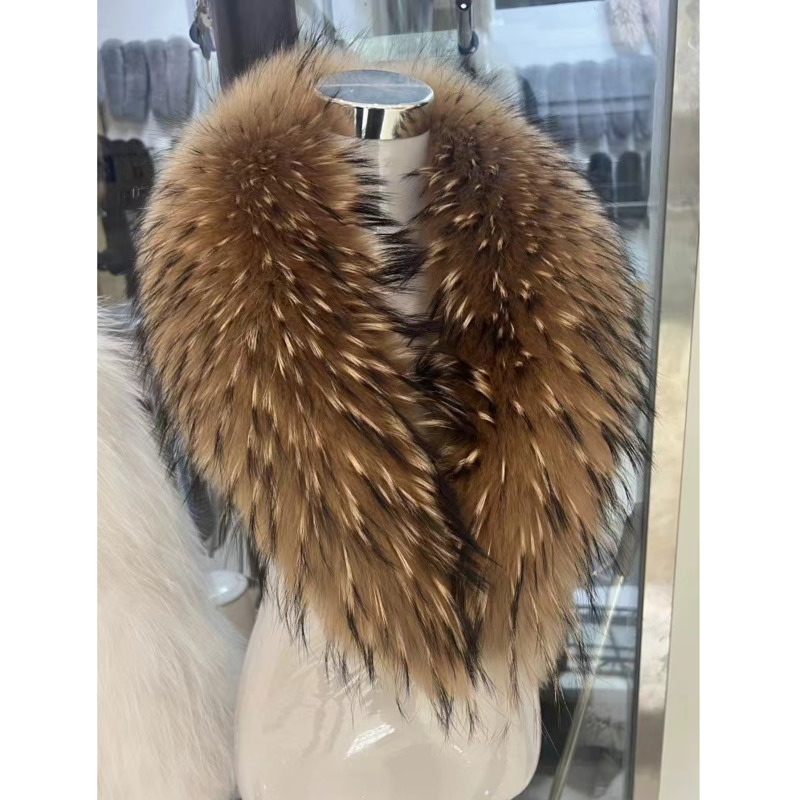 Raccoon Fur Collar Female Wint – Shawl Wrap Winter Bewertung und Preis