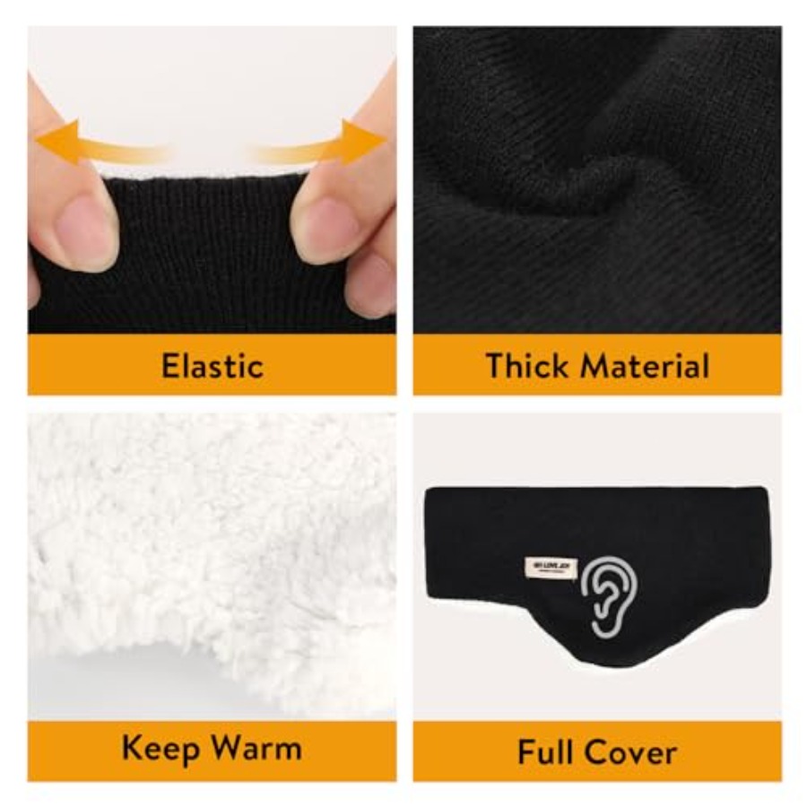Ear Warmer Fuzzy Fleece Lined  – Winter Headband Fleece Bewertung und Preis