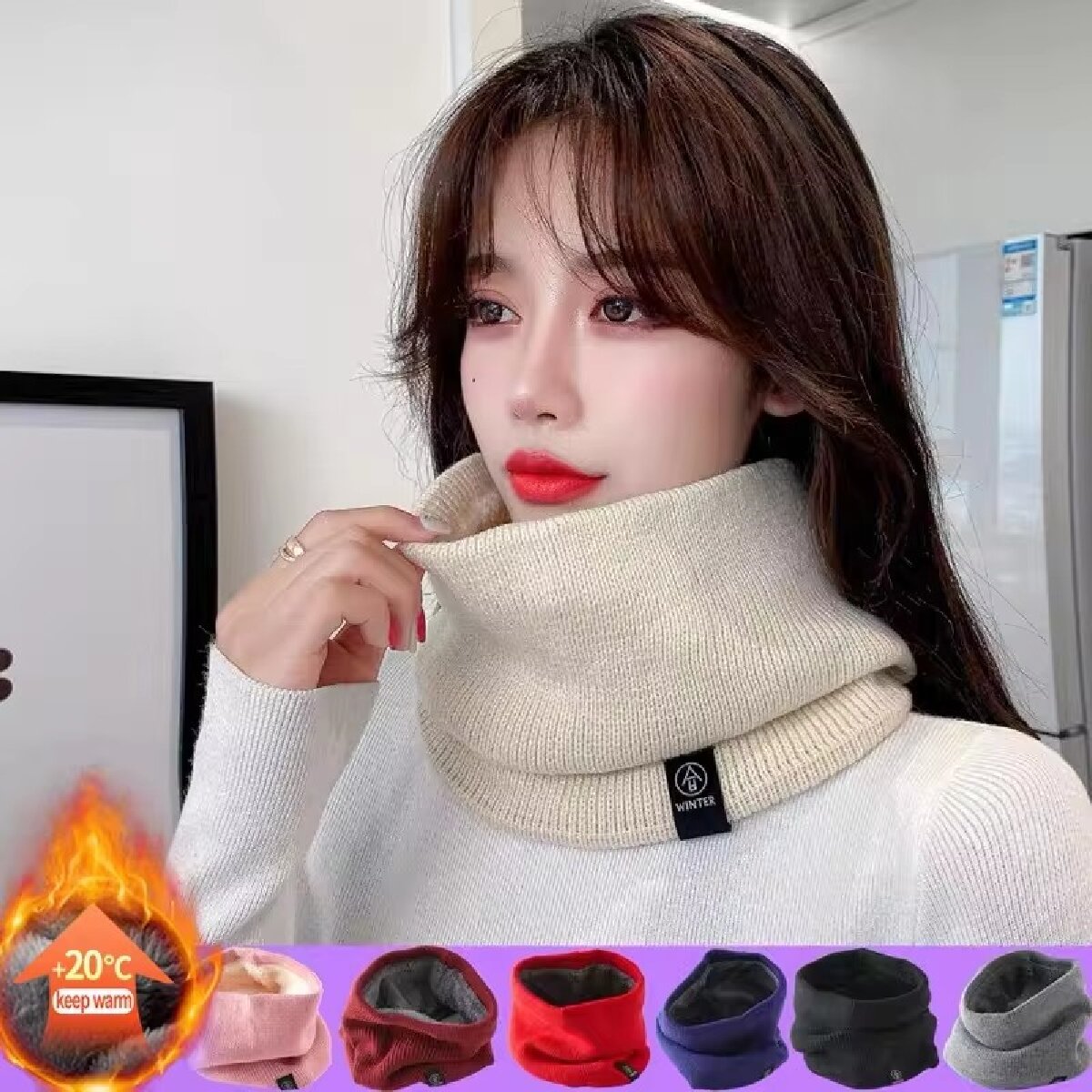 Solid Winter Plush Muffler Woo – Winter Headband Fleece Bewertung und Preis