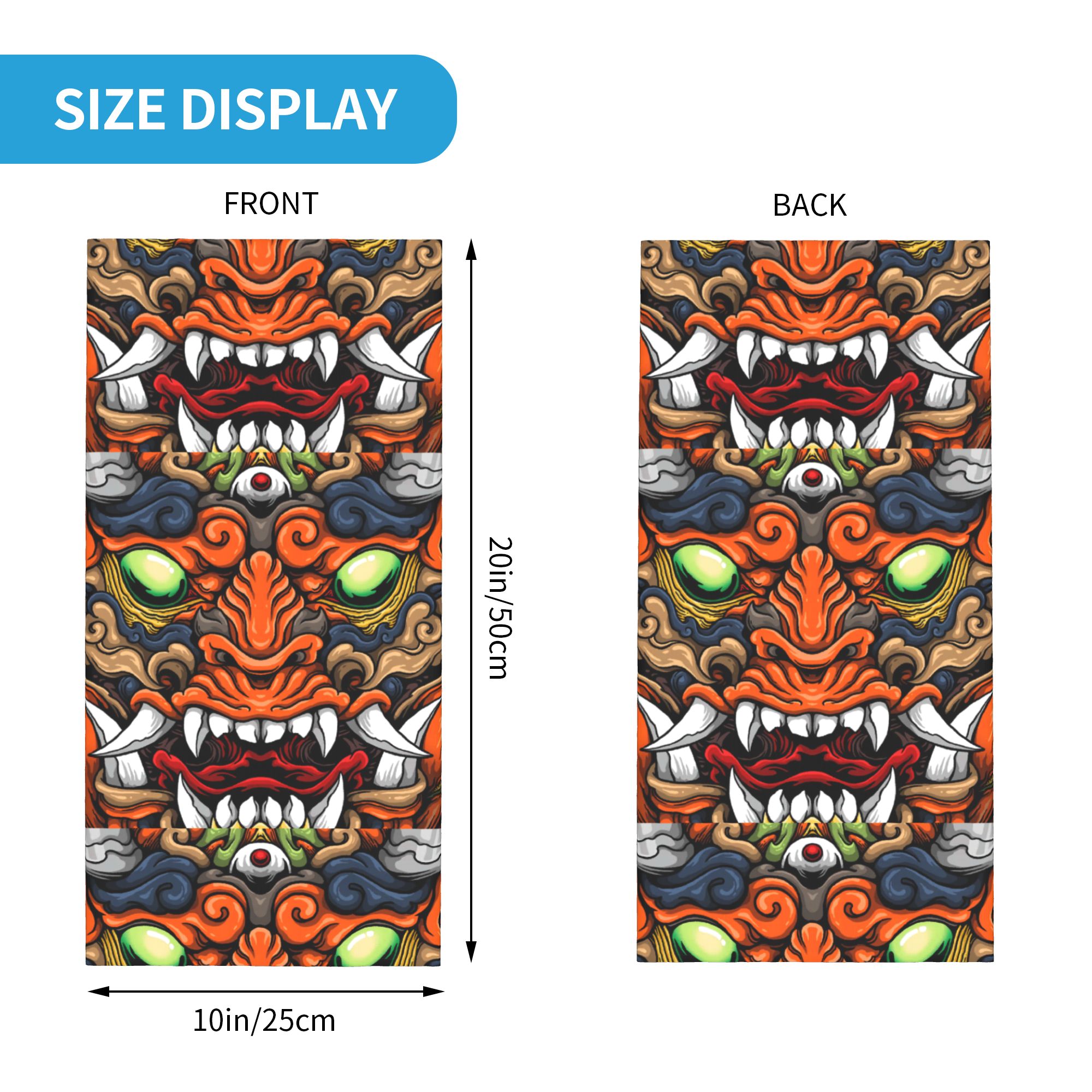 Custom Samurai Demon Oni Winte – Neck Gaiter Fleece Bewertung und Preis
