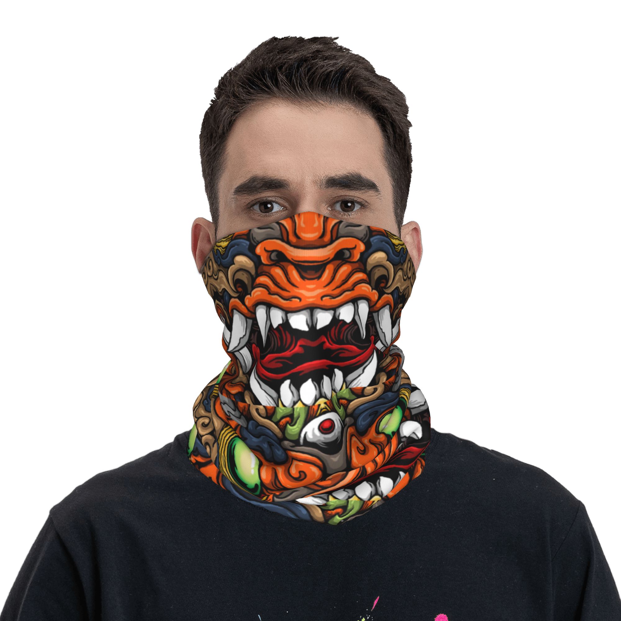 Custom Samurai Demon Oni Winte – Neck Gaiter Fleece Bewertung und Preis